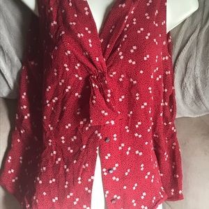 Dana Buchman silk blouse 14p